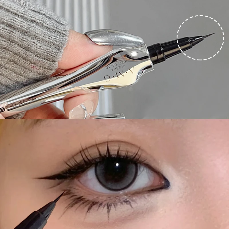 Ultra-thin Liquid Eyeliner Waterproof Long Lasting Eye Liner Pencil Quick Drying Not Blooming Natural Lower Eyelash Pen Cosmetic