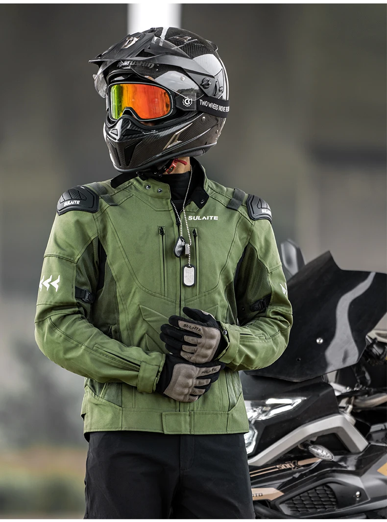 SULAITE ジャケット SULAITE Motorcycle Jacket-Dual Sport Motorcycle Jacket Men