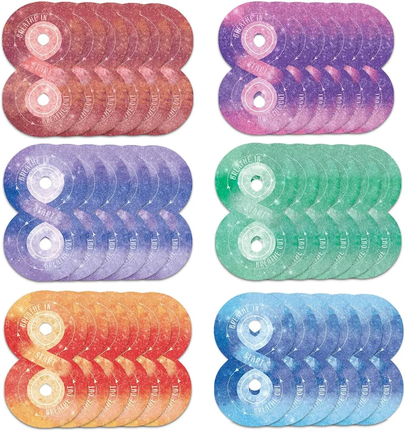 

300 X Different Textured Anxiety Sensory Stickers Tactile Rough Calming Stickers for Desk Phone and Book