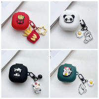 For Haylou GT6 GT7 GT5 T19 GT1 2022 case Cute Cartoon Silicone for Haylou GT5 hearphone case with Keychain For Haylou GT1