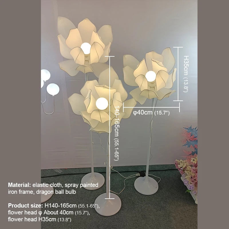 APRIL Modern Wedding Lights Festive Atmosphere LED Evening Stage Roads Flower Fresh Background DecorationItem