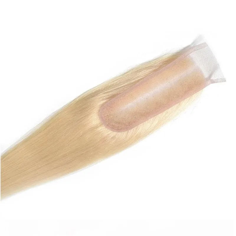 613 2x6 chiusura in pizzo capelli umani 150% densità onda del corpo dritto chiusura a mano piena tessitura capelli vergini brasiliani di Remy per le donne