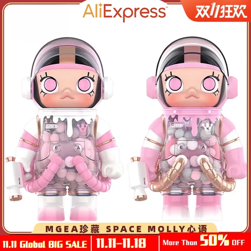 Mega Space Molly 400%/1000% Heart Language Home Decoration Ornament Valentine Gift Collectibl Toys Desktop Decoration Gift