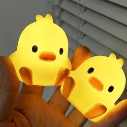 Duck/Dinosaur/Mushroom Nursery Night Light Warm Light Cute Night Lamp for Adults Kids Baby Children for Bedrooms Living Room