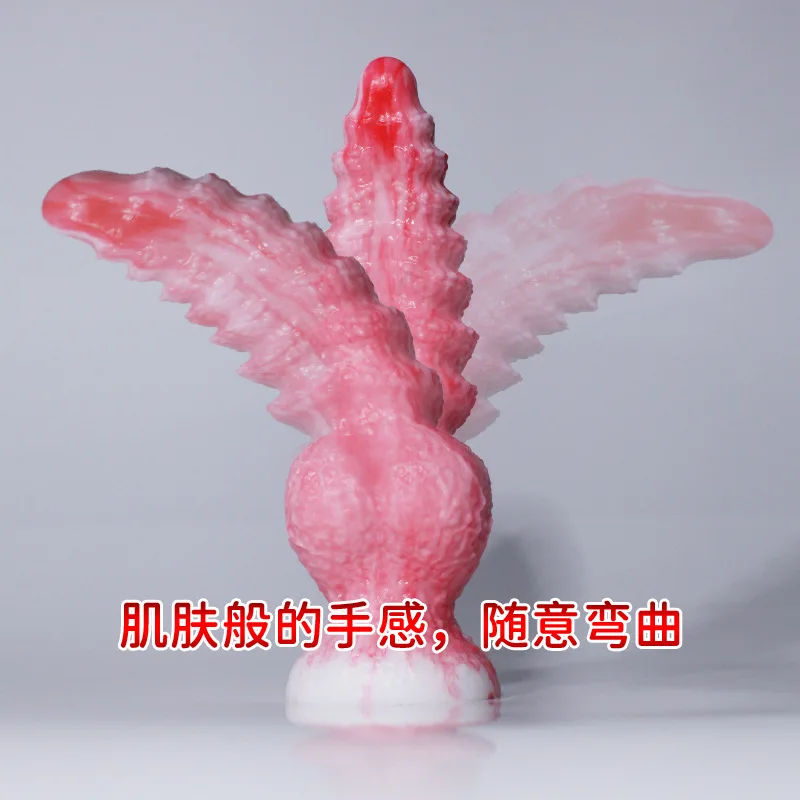 الخيال الكلب عقدة دسار مع مصاصة سيليكون كبير القضيب الشرج ألعاب جنسية للنساء الرجال الإناث الاستمناء كبير دونغ الجنس لعب 18