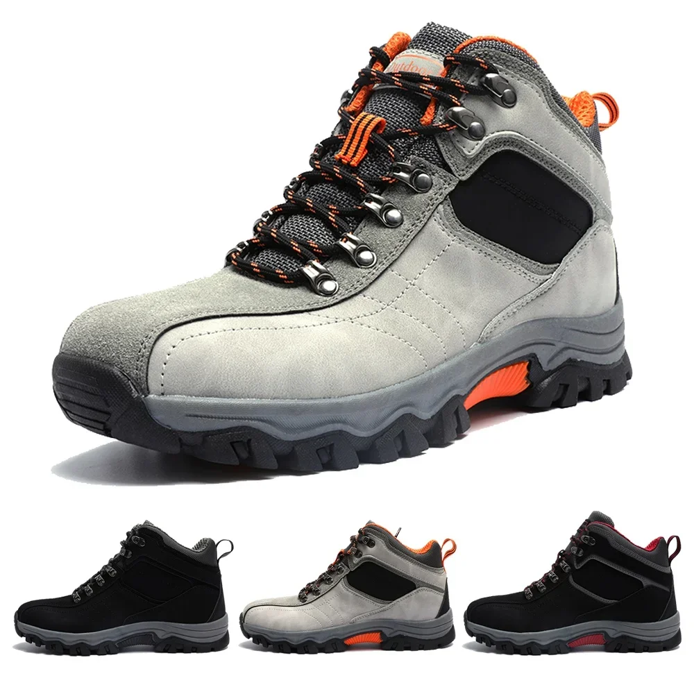 Waterproof Hiking Shoes Mountain Climbing Shoes Outdoor Hiking Boots Trekking Sport Sneakers Men Hunting Trekking