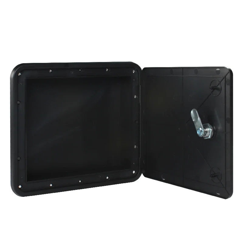 

Boat Marine Camper Part Accessories Black Camper Hatch Lockable with Key Caravan Camper Motorhome RV Hatch Door