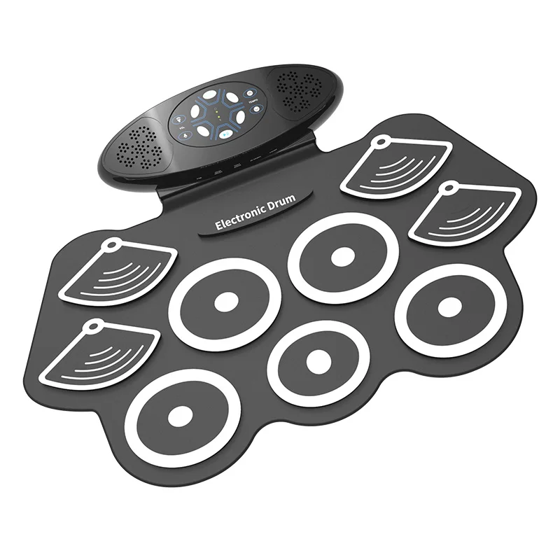 Portable Electronic Musical Instruments Drum Pad Electronic Roll Digital Drum Set Drum