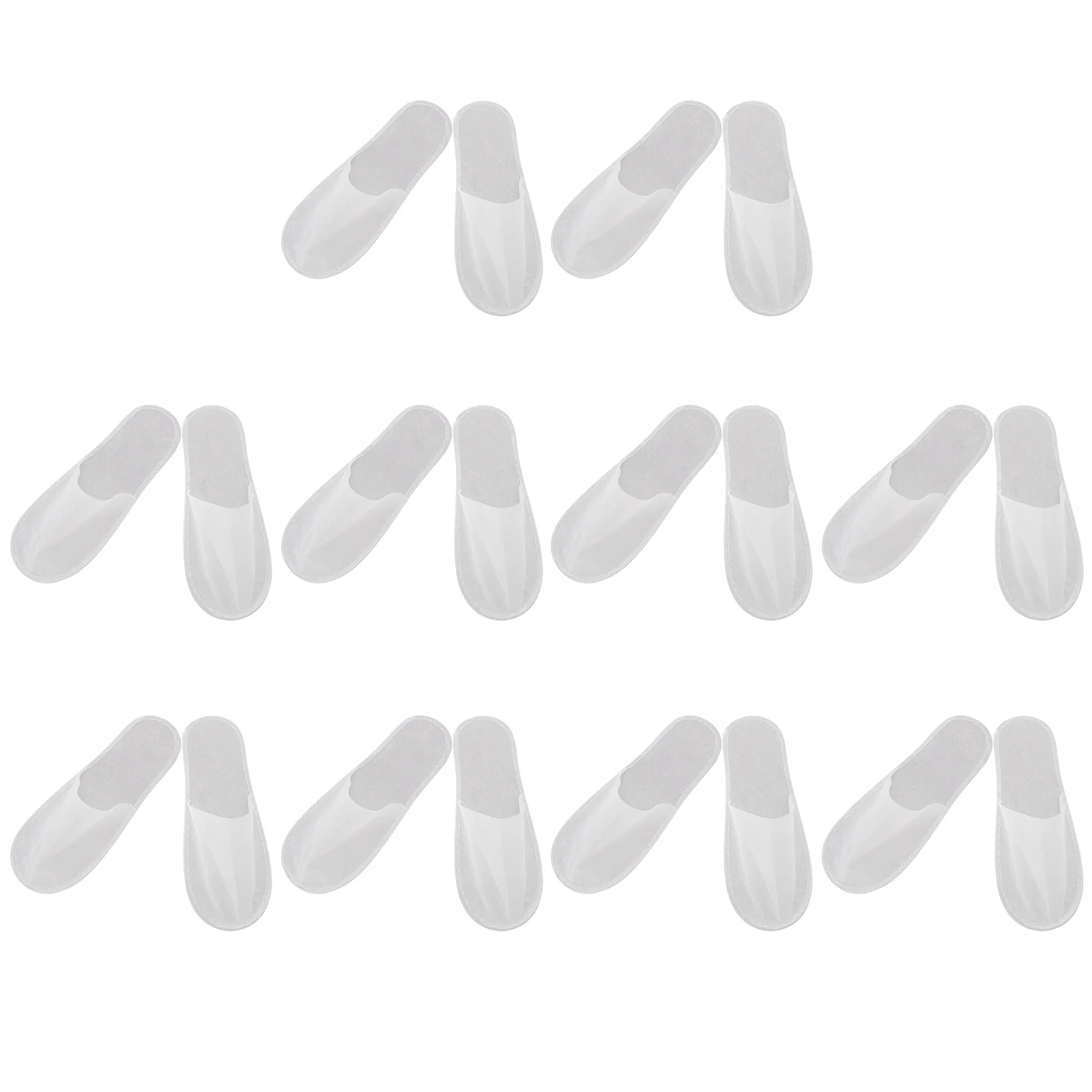 

30 Pairs Anti-slip Slippers Disposable Foldable Non Non-woven Fabric Shoes Travel