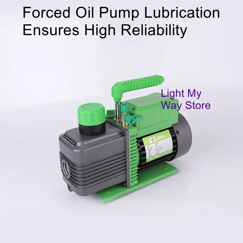 1L Portable Vacuum Pump Rotary Vane Vacuum Pump for Air Conditioning and Refrigeration Repair