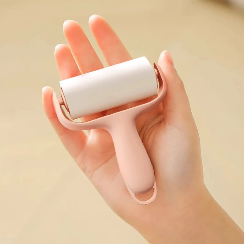 Portable Pet Hair Remover Roller Reusable Lint Roller Mini Travel Size for Clothes Furniture Car Seat Cat Dog Hair Cleaning