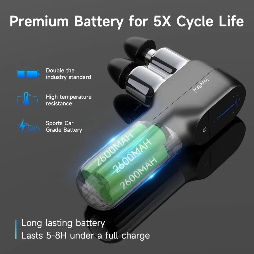 ปืนนวดขนาดเล็กพร้อมปืนนวดกล้ามเนื้อแบบกระทบเนื้อเยื่อลึกเพื่อการผ่อนคลาย