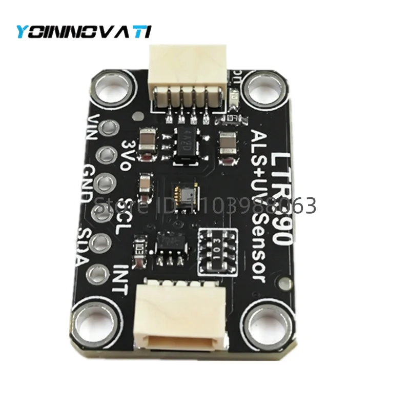 1pcs LTR390 Gravity 280nm to 430nm UV Light Sensor Support I2C UART 3.3V or 5V for Light Intensity Detection