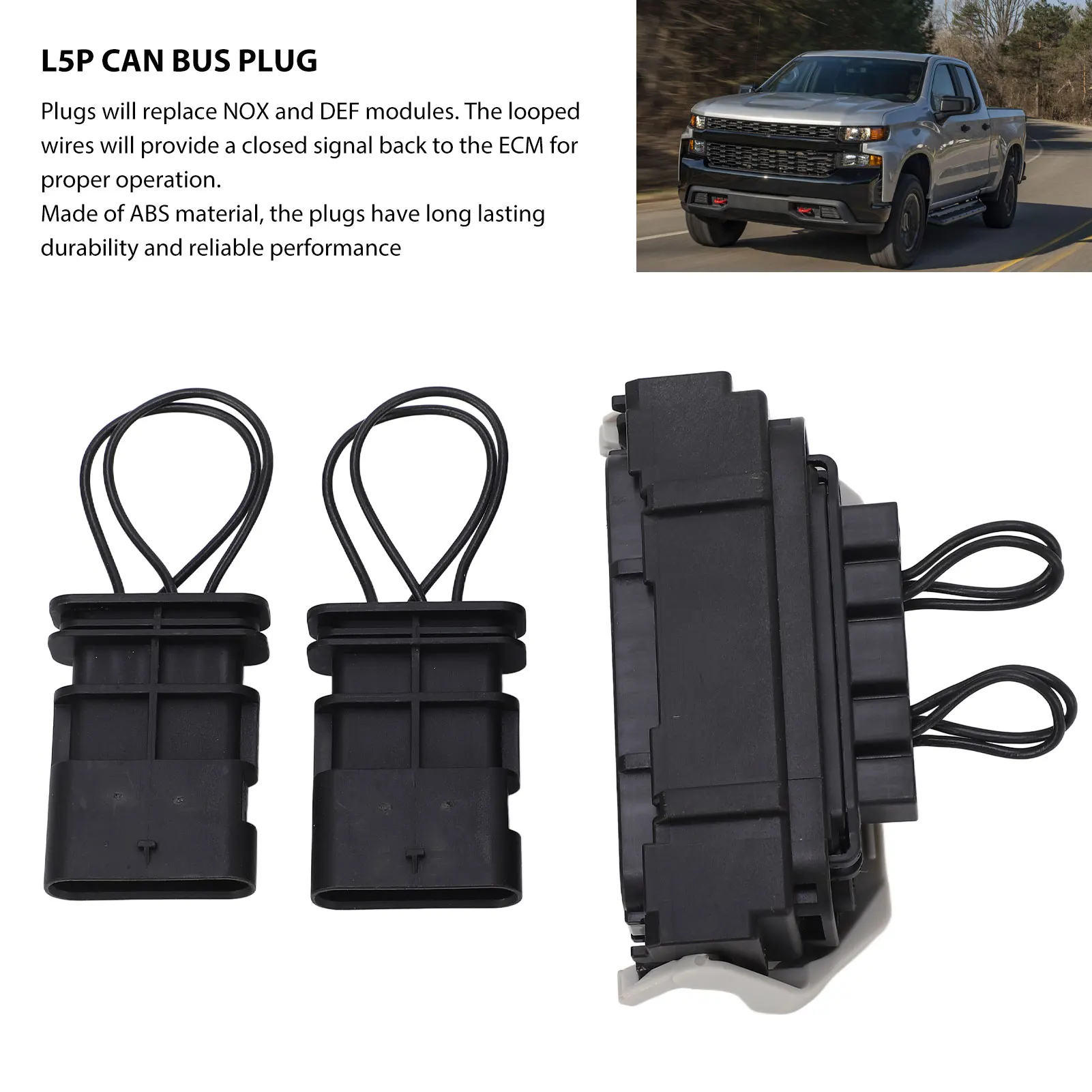 CAN BUS Plug L5P CAN BUS Plugs Optimal Performance Long Lasting for Duramax Diesel L5P 2020 to 2022 NOX DEF Module NOX DEF Plug