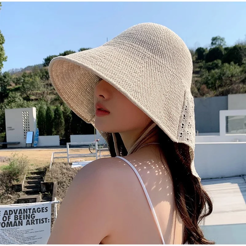 

Women's Breathable Sunade Fiing Cap Spring Summer Tea Piing Hat Large Brim Outdoor Ne Protection Face Covering Hat 2025