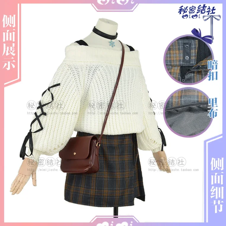 Anime! Vtuber Hololive Shirogane Noel Game Suit Lovely Uniform Cosplay Costume Party Role Play Outfit Casual Clothing For Women