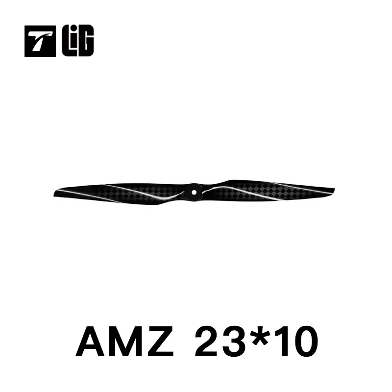 AMZ 23X10 T-MOTOR Versatile Carbon Propeller For 3D Aircraft 23-inch Propeller 55-65cc Maximum 18.8kg Fixed-wing Model AirUniFly