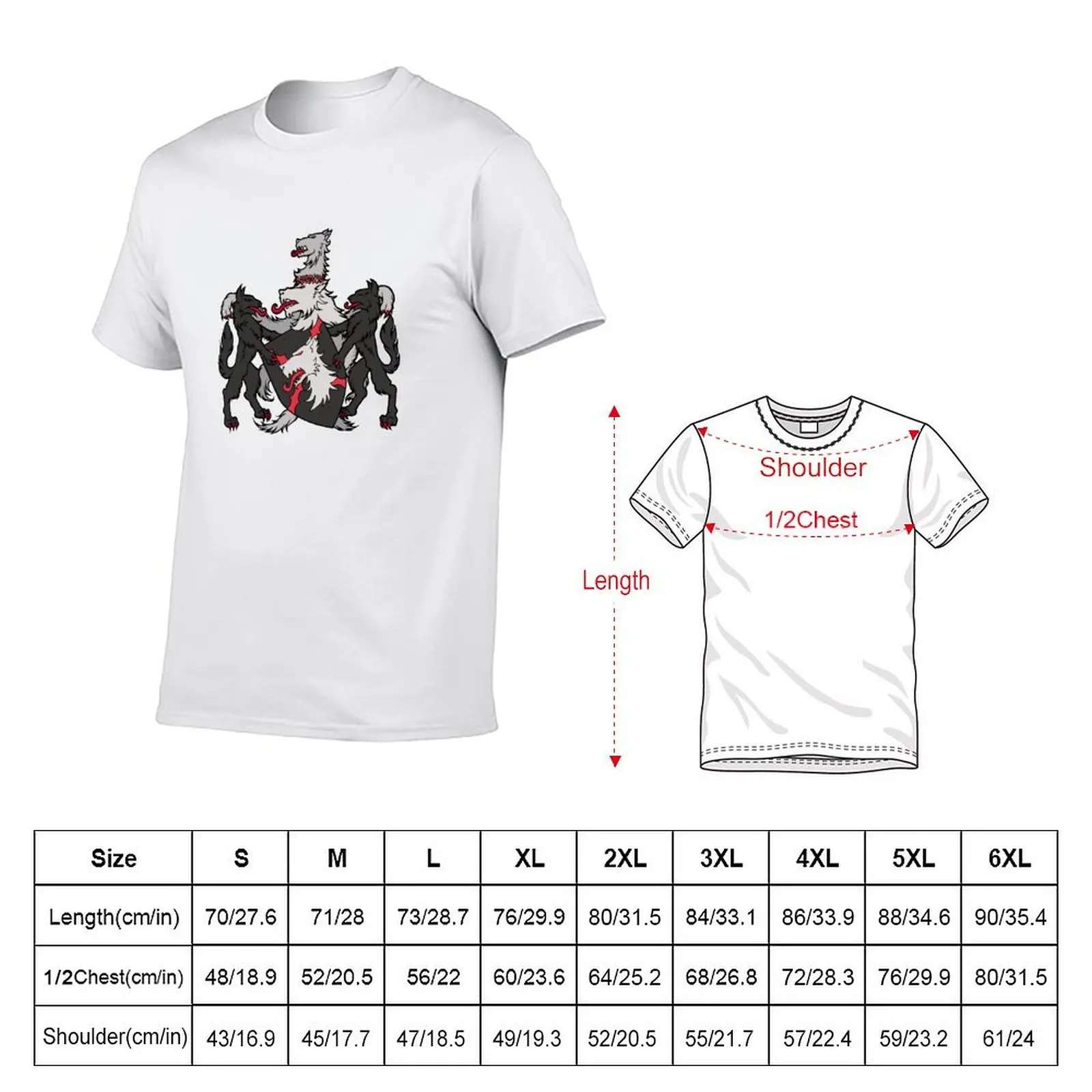 Dark Ages Clan Shield: Gangrel T-Shirt t shirt custom print t shirts for man graphic vintage T-Shirt