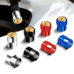 4PCS Spain Flag Car Wheel Tire Valve Caps Tyre Stem for Audi Mercedes Benz Volkswagen BMW KIA Porsche Toyota Ford Honda Tesla