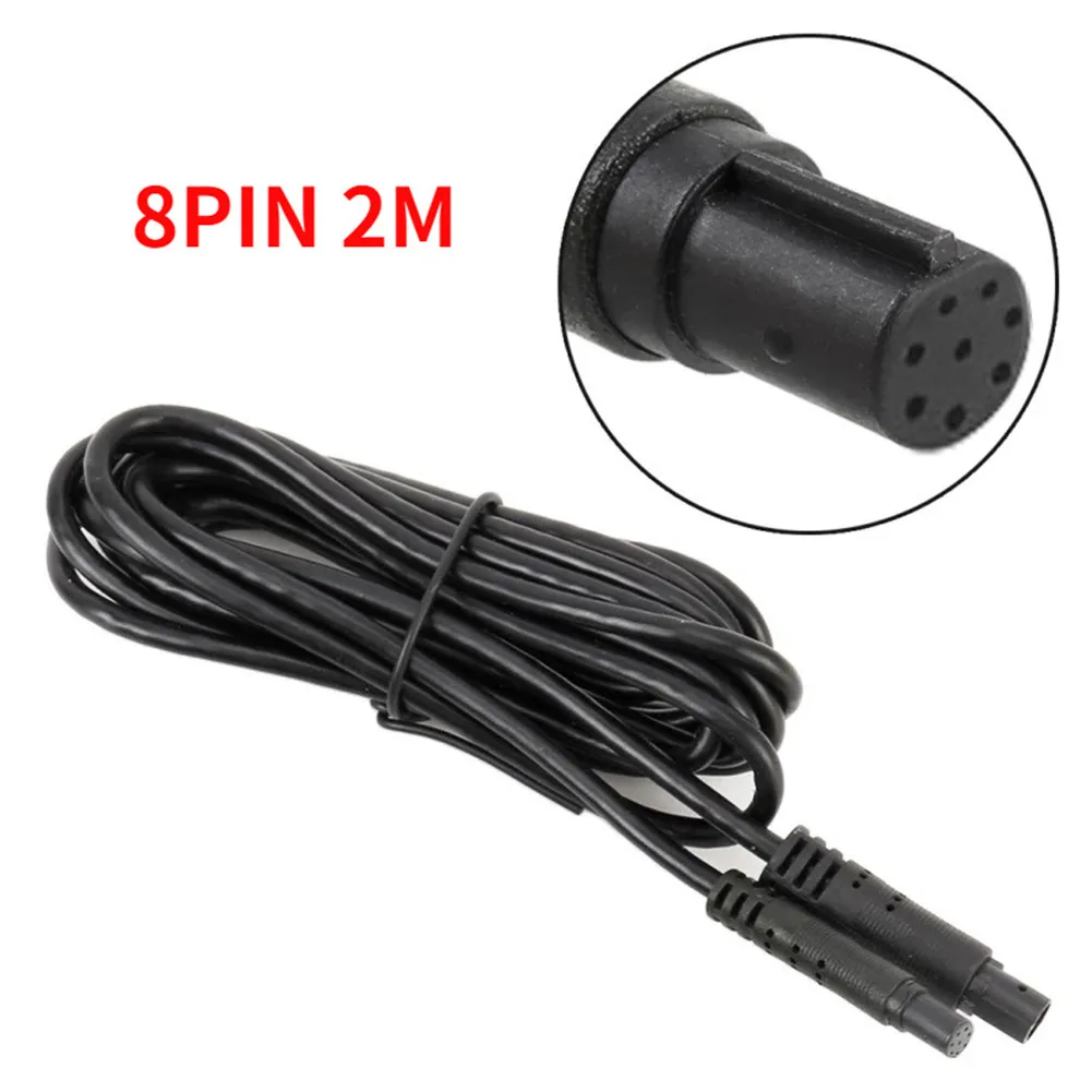Extension Cable Black Copper Wire Extension Cable PVC Coated 2 Meter For Dash Cam For Reverse Camera UL Standard