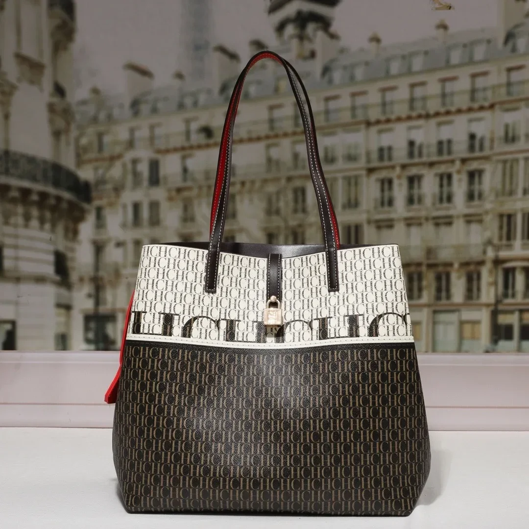 

Elegant Paris Designer Crossbody Bag, Simple Solid Color Messenger Purse With Large Capacity And Fashionable Letter Logo