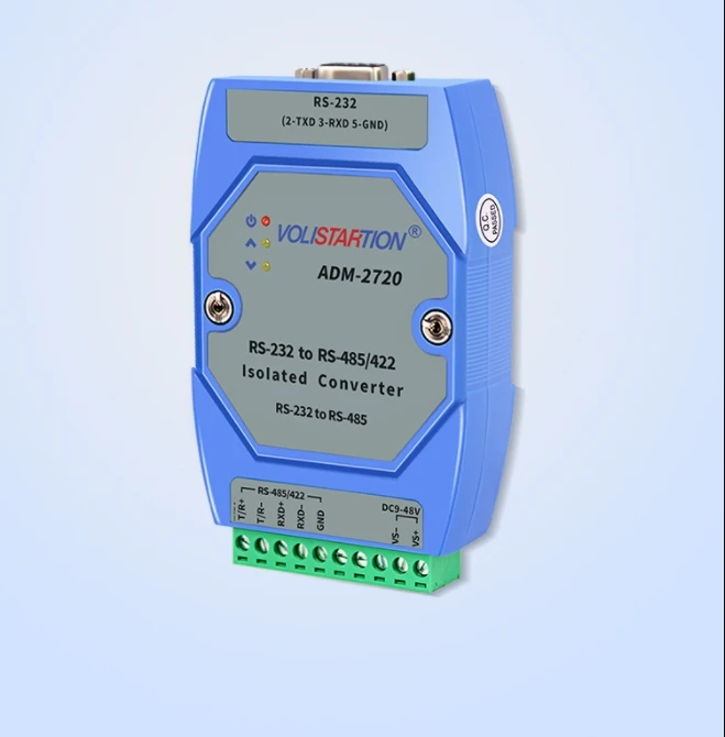 

ADM-2720 Industrial Optoelectronic Isolation RS232 to RS485/422 Active Lightning Protection rail ADM-2720