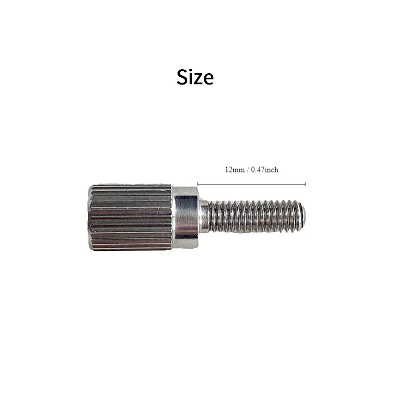 M4 Hand Twisted Knurled Screw 12mm Screw 301 Stainless Steel Astrophotography Astronomical Telescope Installation Accessories