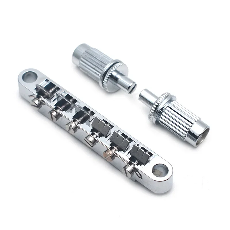 

A Set 12 String Saddle Tune-O-Matic Bridge for LP Electric Guitar Chrome