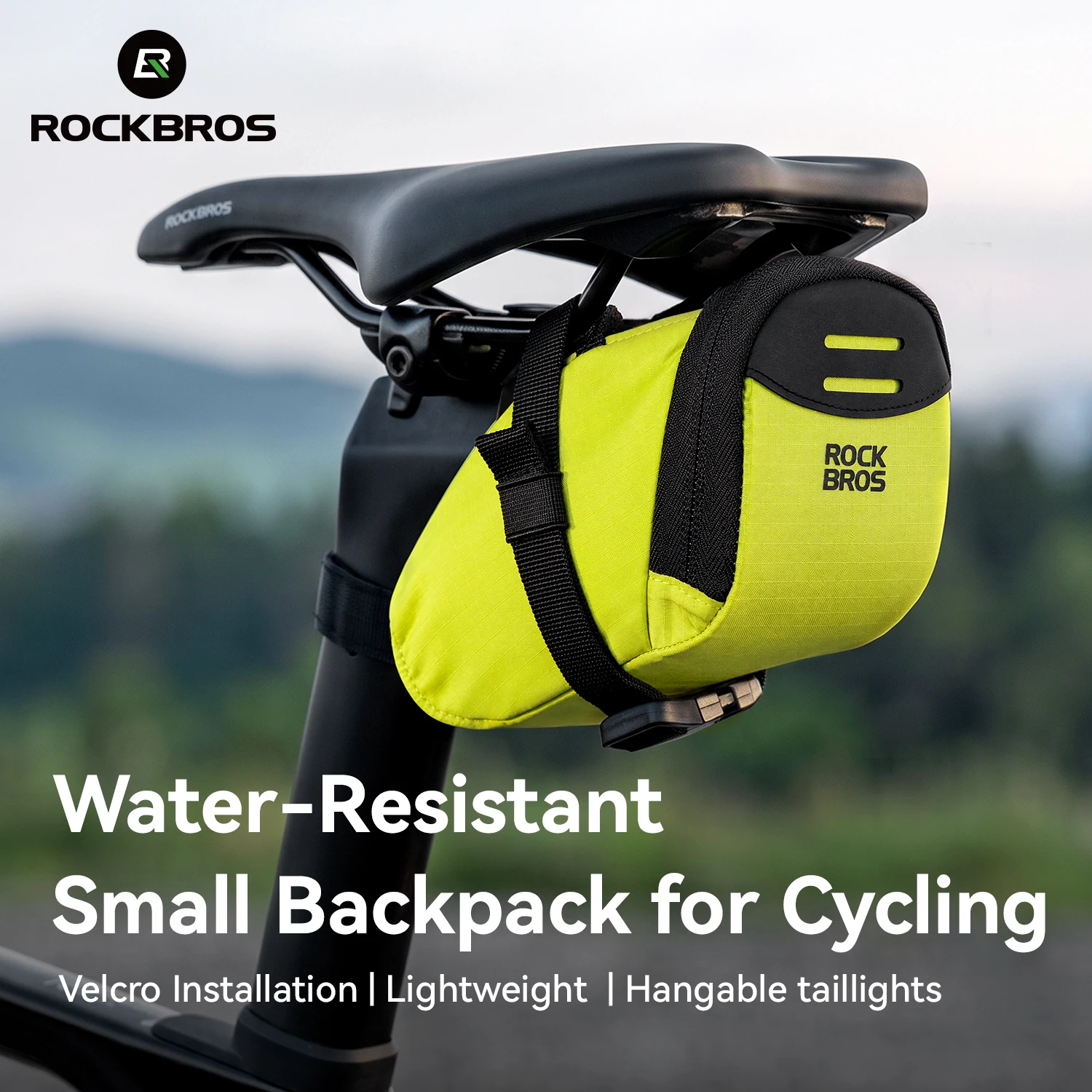 ROCKBROS Bike Tail Bag ≈0.4L Mini Portable Storage Bicycle Bag MTB Road Cycling Seat Post Saddle Rear Bag