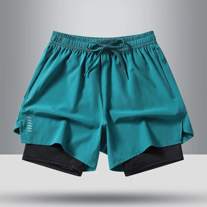 

Summer Sport Shorts Women's Fitness Training Pants Quick Dry Breathable Three-Quarter Length Running Trousers Anti-Light