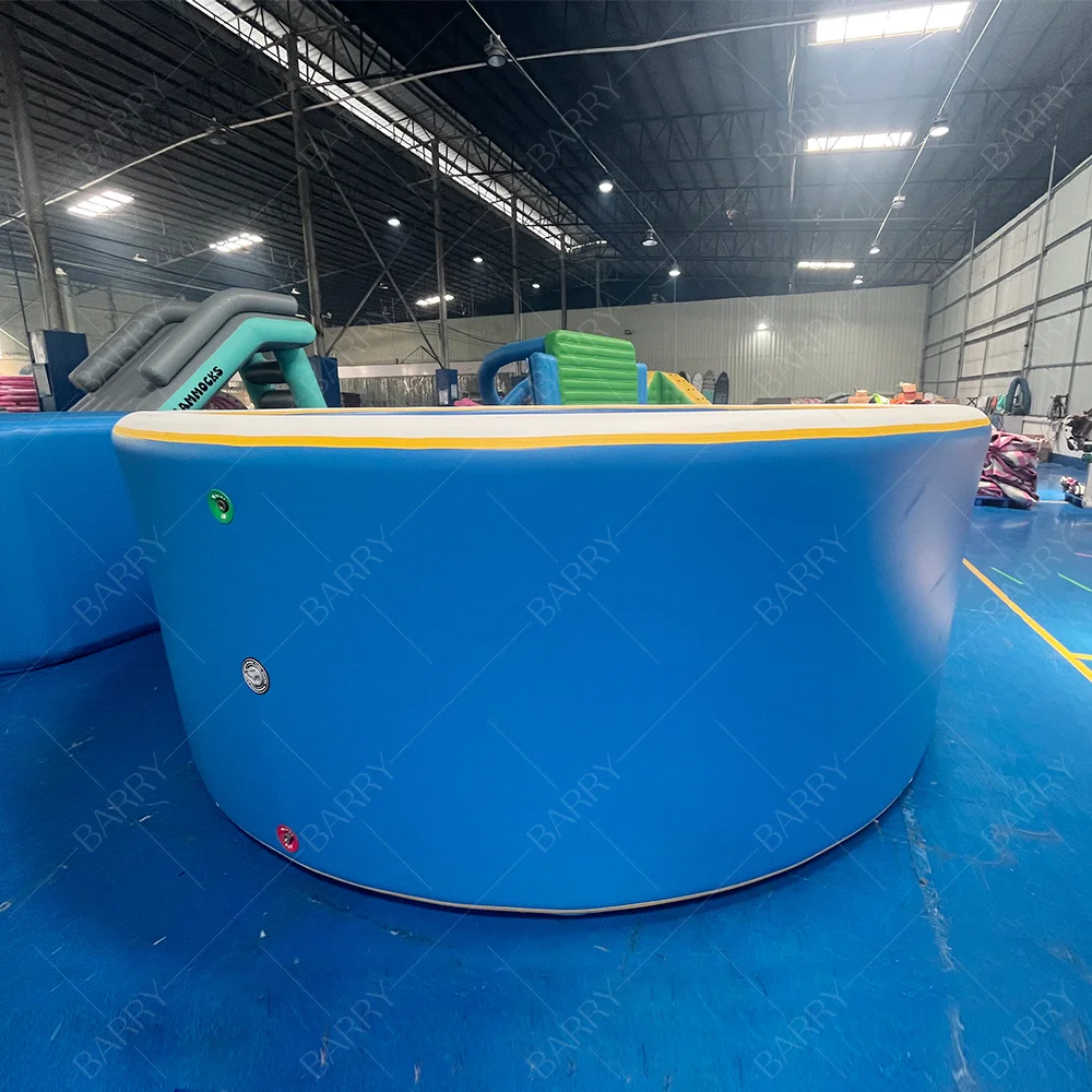 Commercial Customized Outdoor Portable Inflatable Pool Drop Stitch Fabric  Kids Drop Stitch Pool