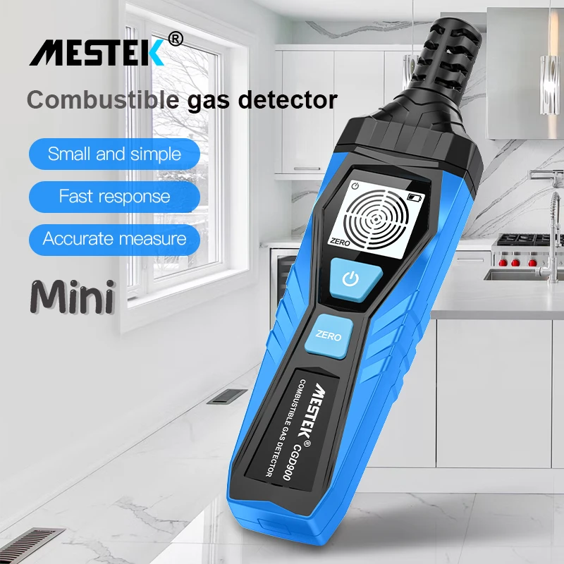 

CGD900 Handheld Digital Combustible Gas Detector Flammable Petroleum Methane Gas Analyzer with 0-1000PPM Sound & Screen Alarm