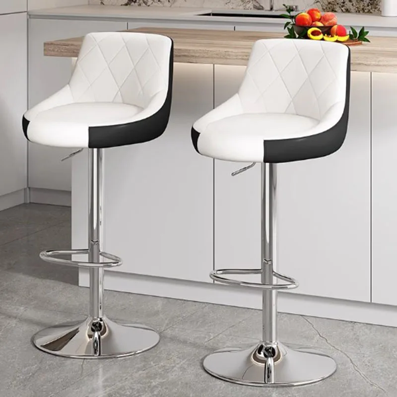 

Lounge Adjustable Bar Stoll Chairs Minimalistic Leather Modern Counter Bar Stools Living Room Home Barkrukken Salon Furniture