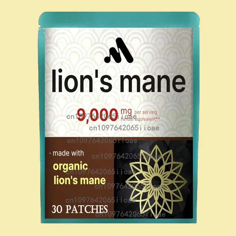 

Lion's Mane Mushroom Transdermal Patches for Brain Focus, Memory & Mood 30 Patches