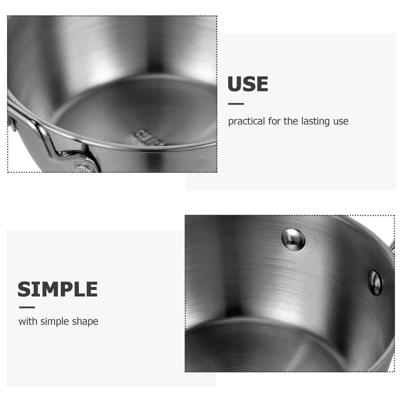 

Stainless Steel Salad Bowl with Lid Serving Modern Kitchen Platter Bowls for Entertaining Metal Chips Basket