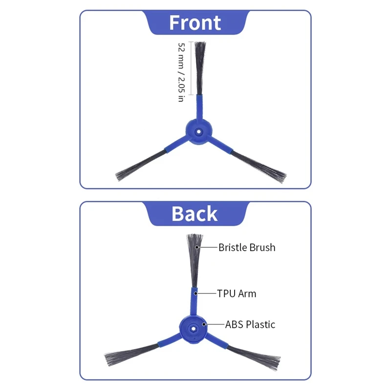 1Set pengganti untuk Eufy robvac L70 Robot penyedot debu kain pel utama sikat rol Filter Hepa bagian sikat samping