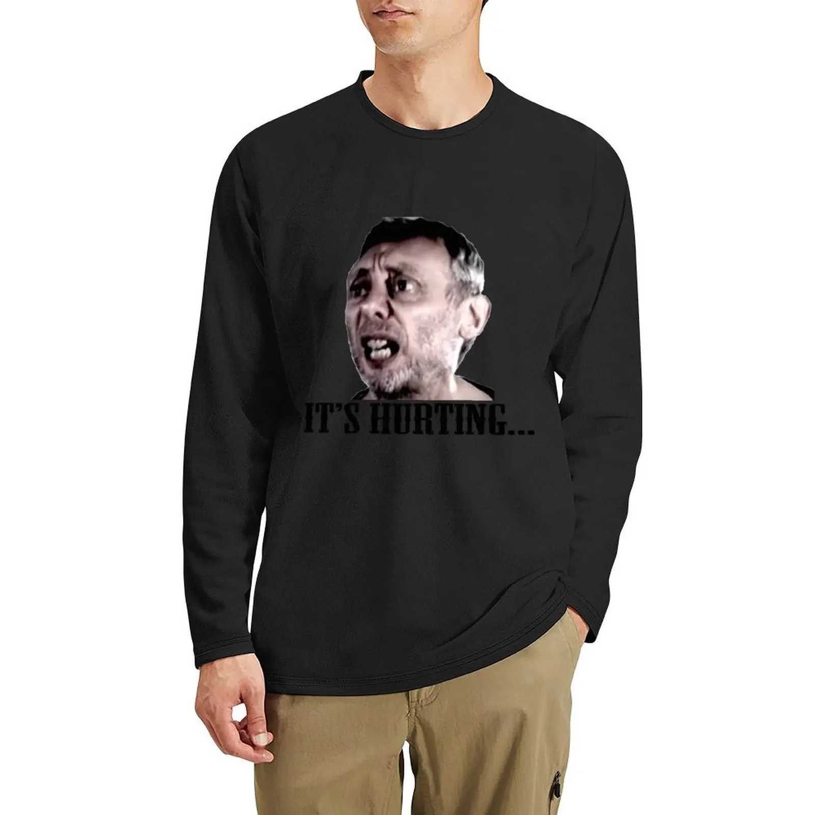 

Michael Rosen - It’s Hurting Long T-Shirt black t shirts t shirt man graphic t shirts oversized shirts for men