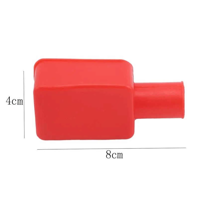 Car Battery Pole Positive And Negative Protection Cover Soft Plastic Flexible Battery Terminal Insulator Protective 1Pair