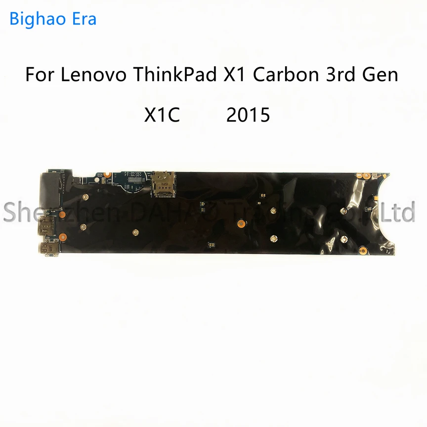 For Lenovo Thinkpad X1 Carbon 3rd Gen X1C 2015 Laptop Motherboard With i5-5200U i7-5600U CPU 4G/8G/16G-RAM LMQ-2 13268-1 00HT361