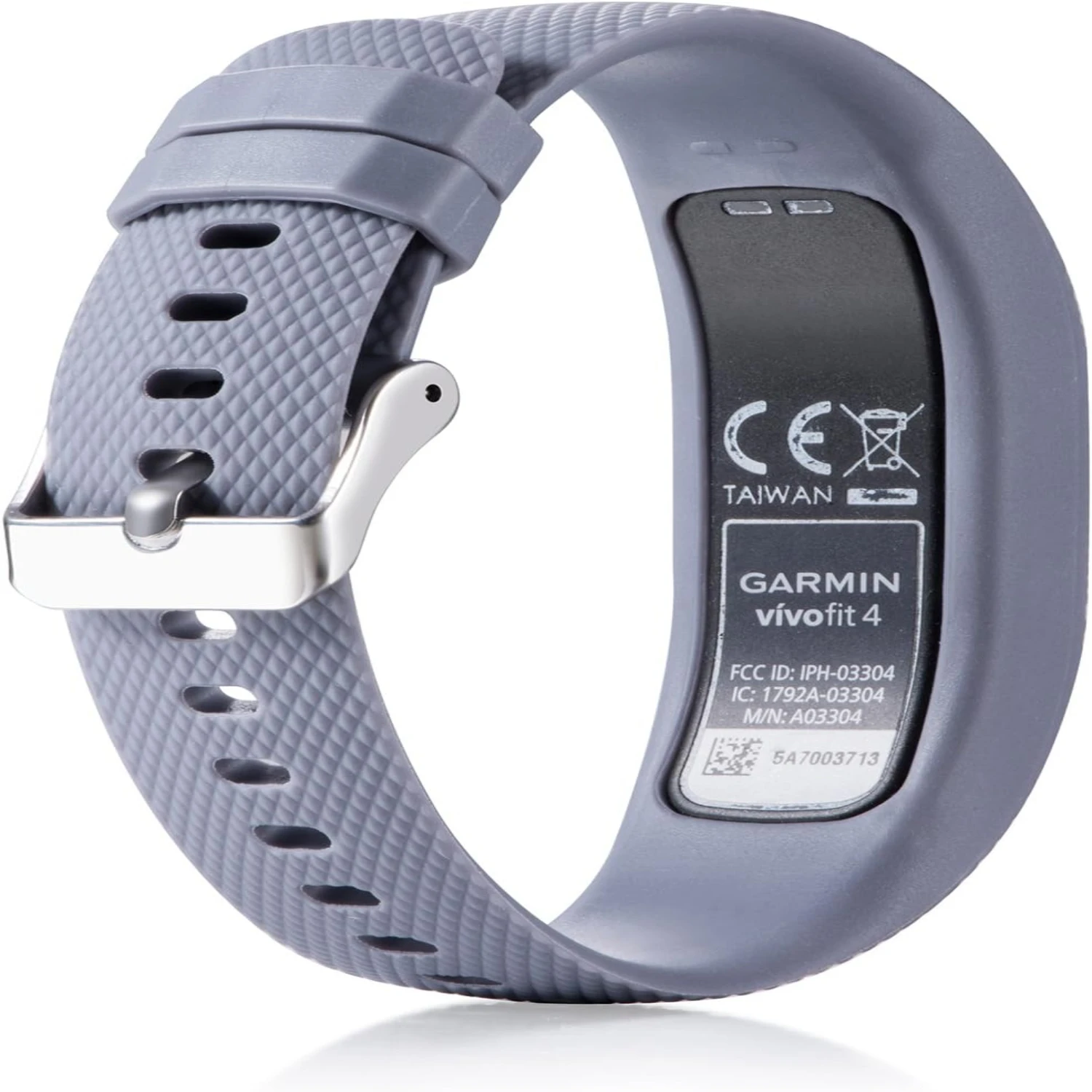 

Enhance Style with Stylish Comfortable Large Black Silicone Watchband Strap for Garmin Vivofit 4 - Ultimate Comfort and Trendy L