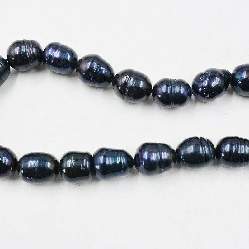 1 share 12-13MM, black  Large Freshwater Pearl Loose Beads (100% real pearl) 15