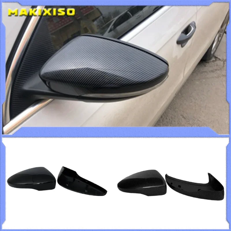 

Black Side Wing Mirror Cover for VW Golf 7.5 MK7 7 GTD R GTI 6 Passat B7 CC Scirocco E-GOLF Polo 6R 6C MK6 Cap for Jetta 6 MKVI