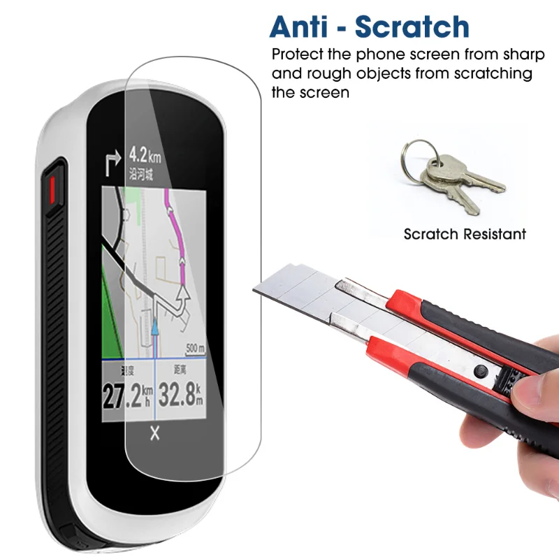 Tempered Glass Screen Protector for Garmin Edge 1040 1030 820 830 520 530 130 Edge Explore 2 Anti-scratch Protective Film