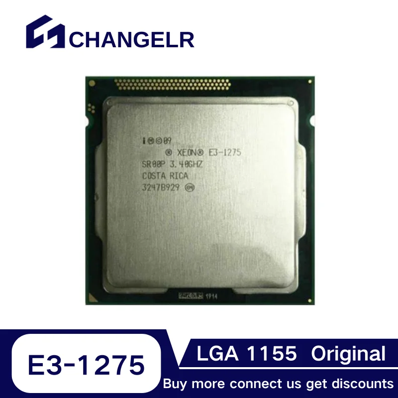 

Processor Xeon E3-1275 SR00P 4Core 8Threads LGA1155 32NM CPU 3.4GHz 8M E3 CPU LGA1155