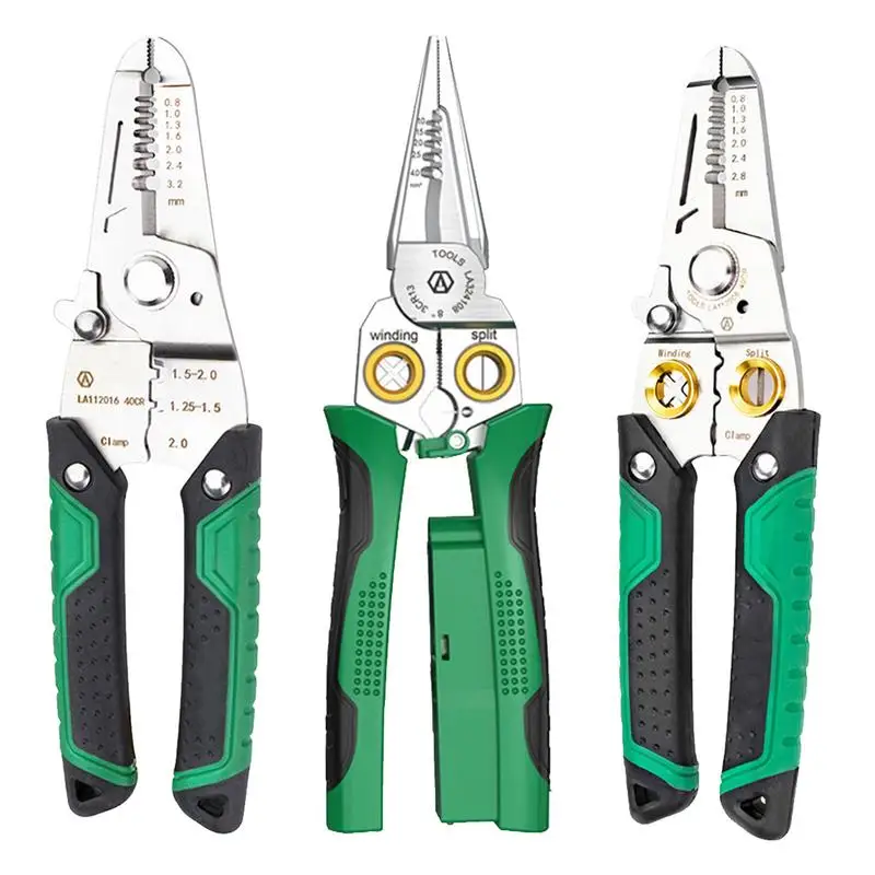 

Wire Stripper Tools Multitool Plier Crimper Cable Cutter Multifunctional Stripping Tool Crimping Pliers Terminal