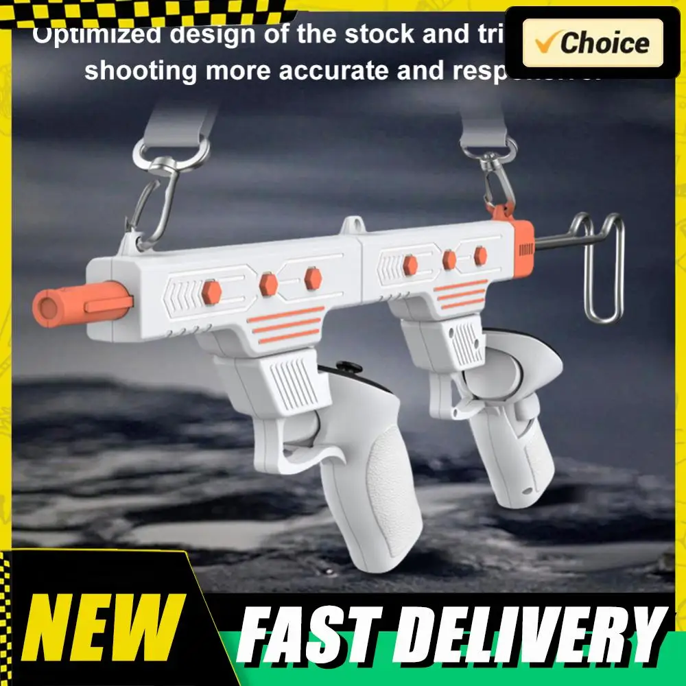 

Для Meta Quest 3/3S VR Gun Stock улучшенный шутер игровой опыт контроллер ручки Gunstock VR аксессуары для стрельбы