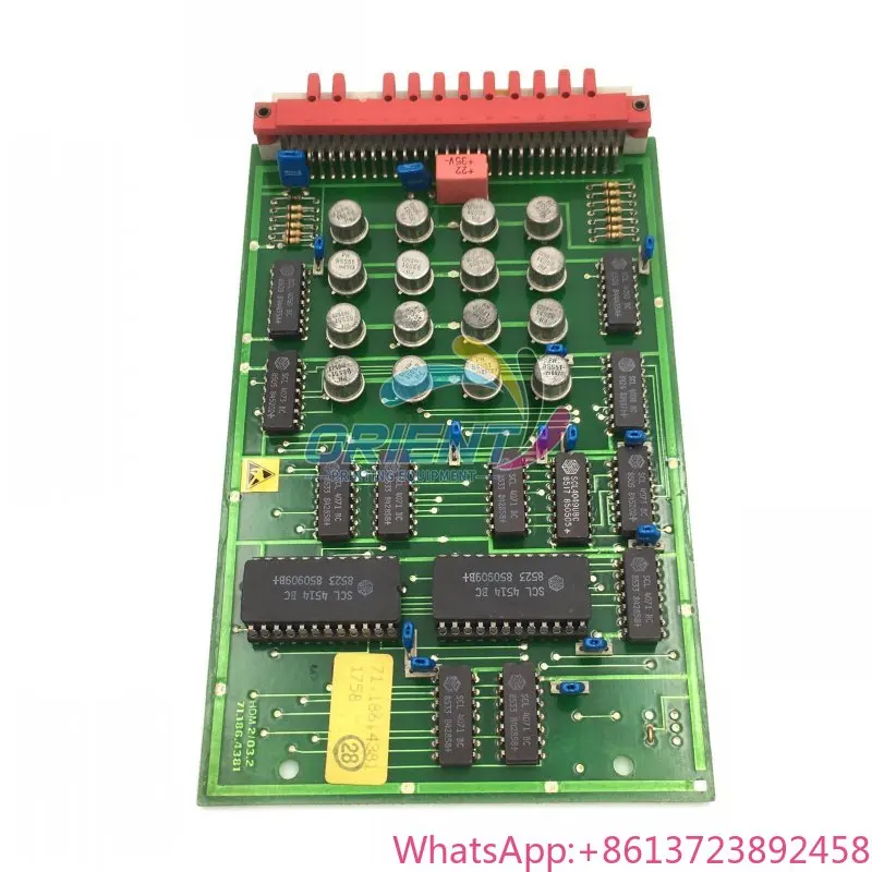 

Original Electric Board PCB Decoding Zone 71.186.4381 Decoding-data HDM 2-03.2 CPC1 Circuit Board for Heidelberg SM102 Machine