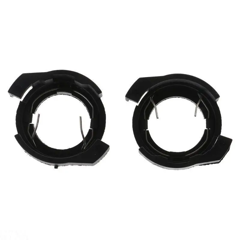 

G7NA 2Pcs/set Car LED Bulb Holder Adapter Sockets Base Lamp Light Clip LED Base Fits for H7 Halogen Upgrade to LED Base