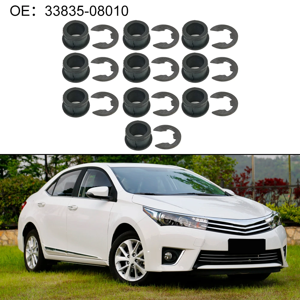 10PCS Car Transmission Shift Rubber Sleeve For Toyota For Corolla 04-10 Shifter Cable  For Bush Bushing Kit 33835-08010