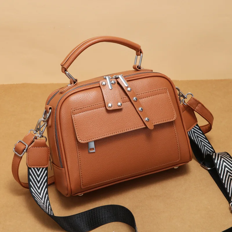 

Fashion 2025! Women's Utility Solid Square - Dual Strap Organizer, Handbag